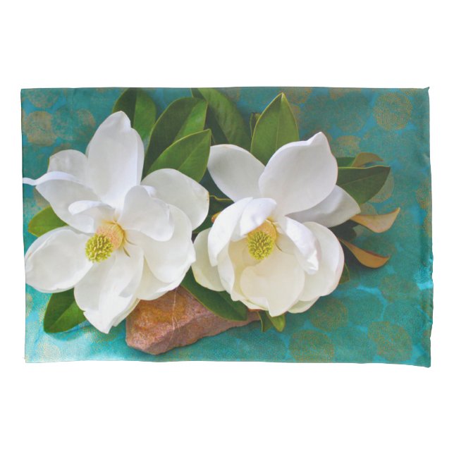 Funda De Cojín Flowers | Magnolia Flower (Anverso)