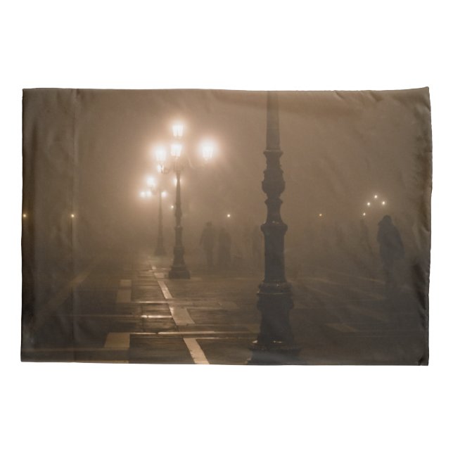 Funda De Cojín Foggy Piazza San Marco, Venecia (Reverso)