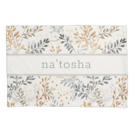 Funda De Cojín Foliage Neutral de caída personalizada
