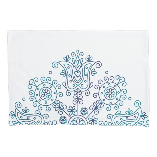 Funda De Cojín Folk Mandala (Anverso)