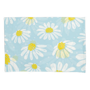 Funda De Cojín Fondo azul marrón blanco sin problemas