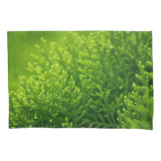 Funda De Cojín Fondo de hojas verdes