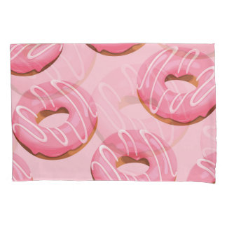 Funda De Cojín Fondo transparente de donuts acristalados