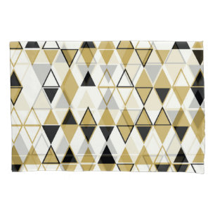 Funda De Cojín Formas coloreadas, patrón abstracto geométrico