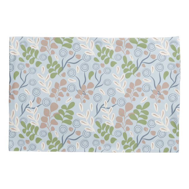 Funda De Cojín Formas orgánicas botánicas (Reverso)