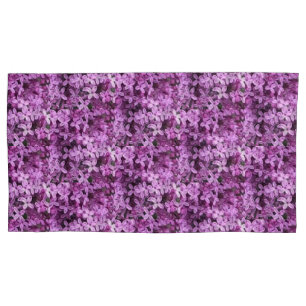 Funda De Cojín Foto de Lilac Media caída en mosaico