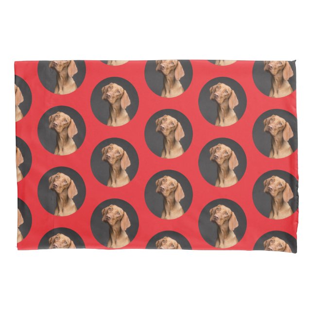Funda De Cojín Foto de perro lindo moderna (Anverso)