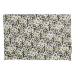 Funda De Cojín Foto dulce botánica de las flores blancas