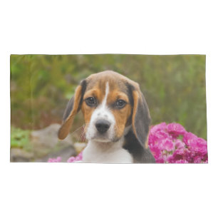 Funda De Cojín Foto tricolora linda del perrito del perro del