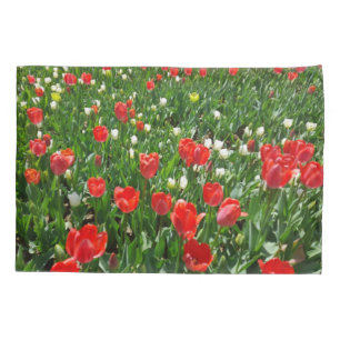 Funda De Cojín Fotografía de la naturaleza del campo de la flor d
