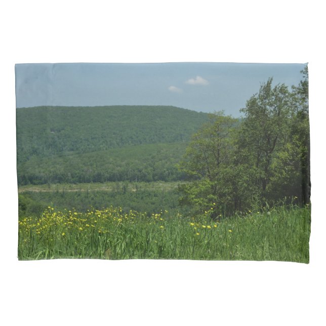Funda De Cojín Fotografía de verano de Laurel Highlands Pennsylva (Anverso-izquierdo)