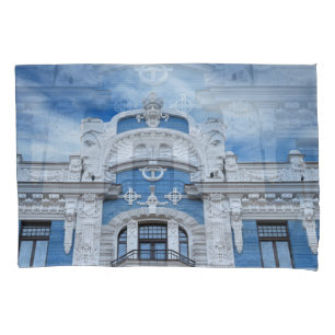 Funda De Cojín Fragmento Art Nouveau: Detalle arquitectónico de R