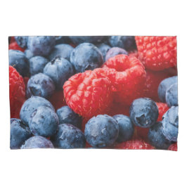 Funda De Cojín Frambuesas y arándanos