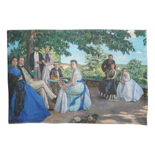Funda De Cojín Frederic Bazille - La Reunión Familiar
