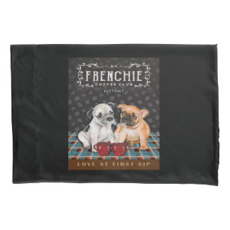 Funda De Cojín French Bulldog Coffee Club