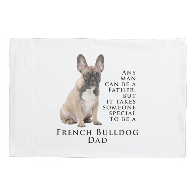 Funda De Cojín Frenchie Dad Pillowcase (Reverso)