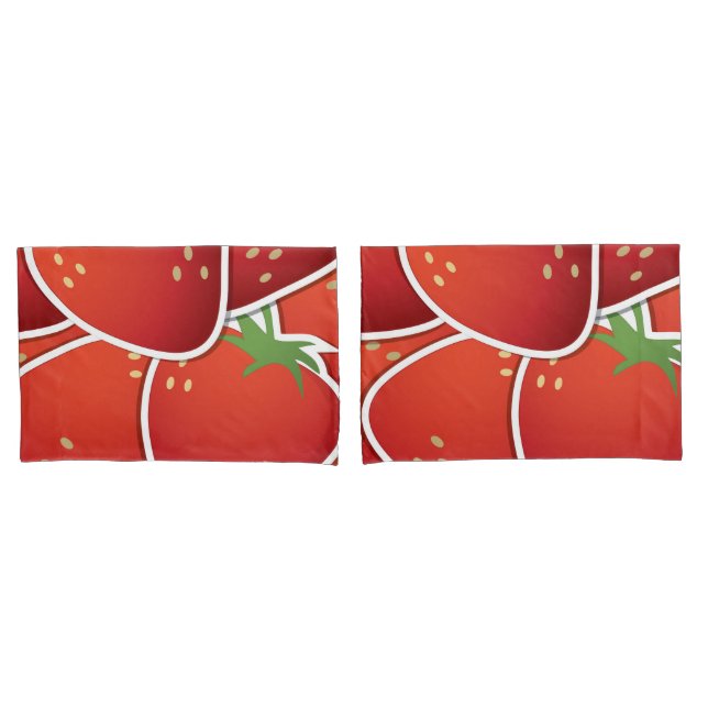 Funda De Cojín Fresas funky (Anverso - Set)
