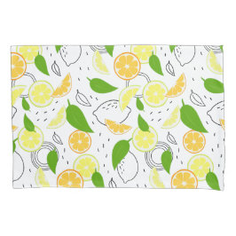 Funda De Cojín Fresh citrus fruits Lemon Orange Modern.