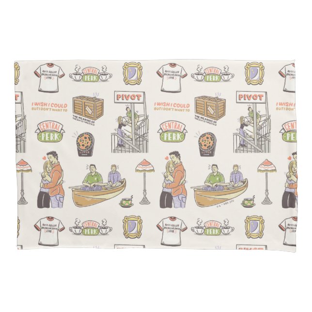 Funda De Cojín FRIENDS™ | Iconos de Dibujos Animados (Anverso)