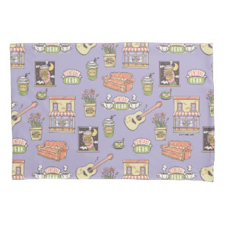 Funda De Cojín FRIENDS™ | Purple Icon Pattern