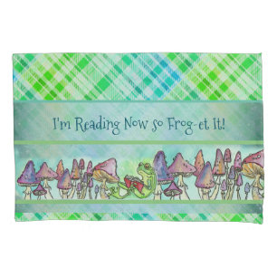 Funda De Cojín Frog de libro de historias   