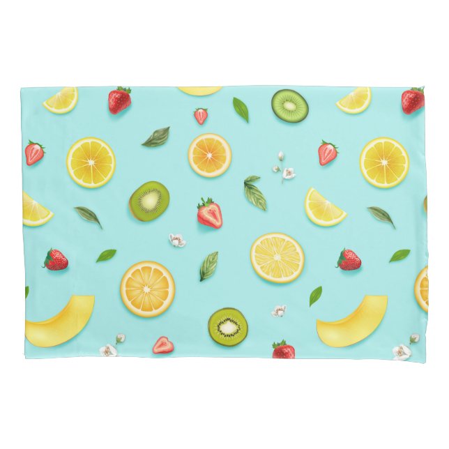 Funda De Cojín Fruta mixta (Anverso-izquierdo)
