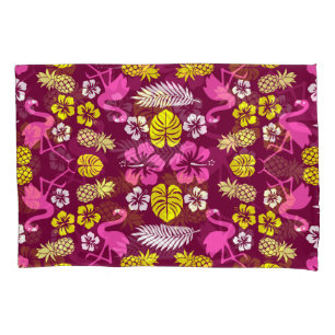 Funda De Cojín Frutas tropicales florales estampadas