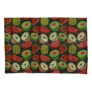 Funda De Cojín Fruto tropical sin soldadura patrón colorido
