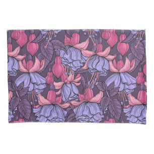Funda De Cojín Fuchsia en rosa y violeta
