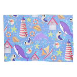 Funda De Cojín Fun Beach Blue