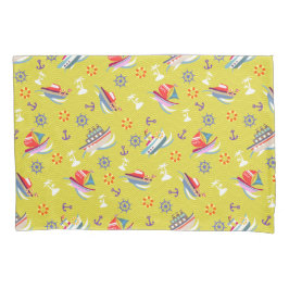 Funda De Cojín Fun Bots Green Verde azulado