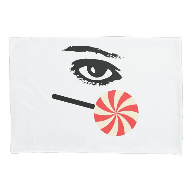 Funda De Cojín Funny Eye Candy Pillowcase for Men – Bedroom Humor (Anverso)