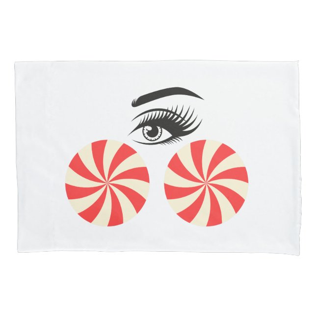 Funda De Cojín Funny Eye Candy Pillowcase for Women - Bedroom Fun (Anverso)