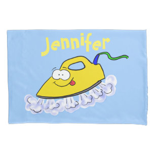 Funda De Cojín Funny ilustracion de lavandería de hierro personal