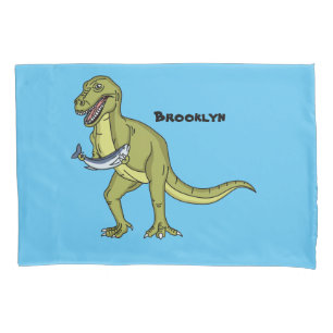 Funda De Cojín Funny T rex dinosaur ilustracion