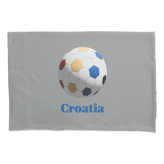 Funda De Cojín Fútbol Croacia (Anverso)