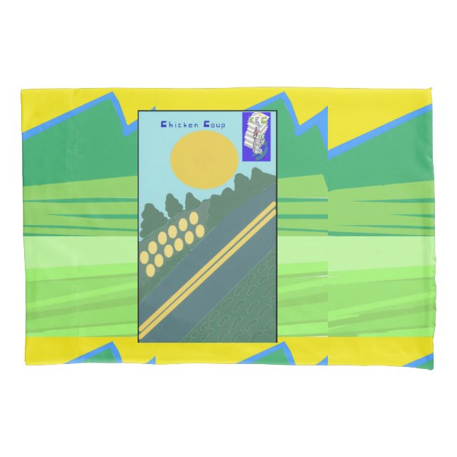 Funda De Cojín Galería de Pollos (Anverso)