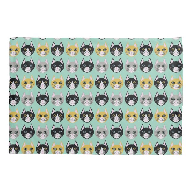 Funda De Cojín Gatos (Reverso)