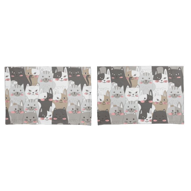 Funda De Cojín Gatos cortos (Anverso - Set)