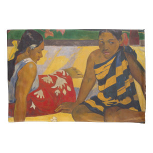 Funda De Cojín Gauguin Polinesia Francesa Tahití Pintura Mujeres