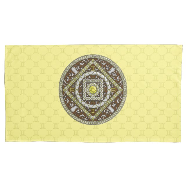 Funda De Cojín Gemini Mandala Pillowcase (Anverso)