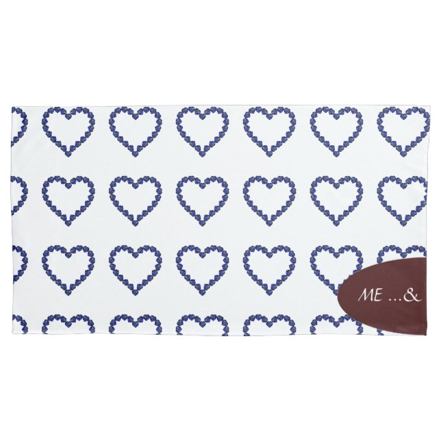 Funda De Cojín Gemstone Sapphire Blue Heart (Anverso-izquierdo)