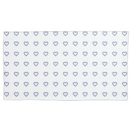 Funda De Cojín Gemstone Sapphire Blue Heart
