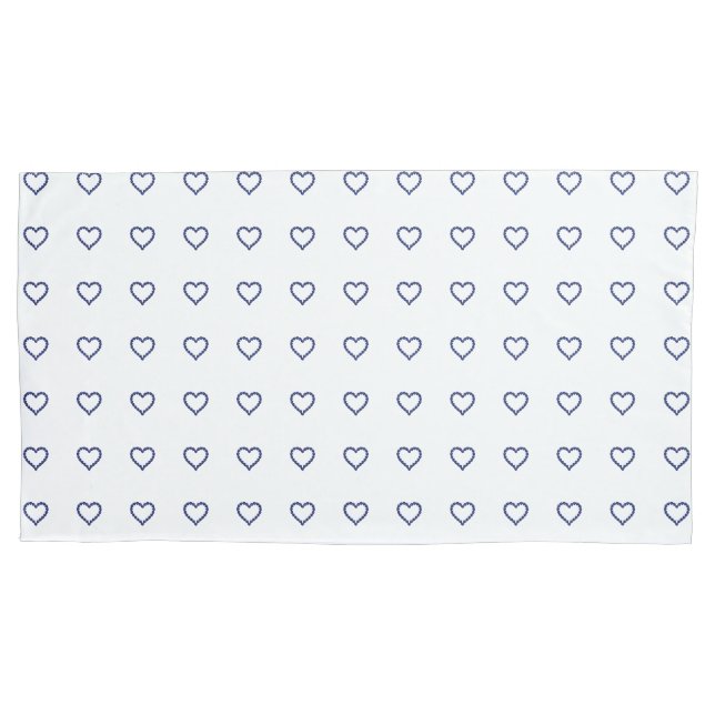 Funda De Cojín Gemstone Sapphire Blue Heart (Anverso-izquierdo)