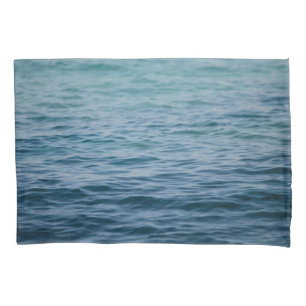 Funda De Cojín Gentil Océano Caribe se expande #1 #océano #pared
