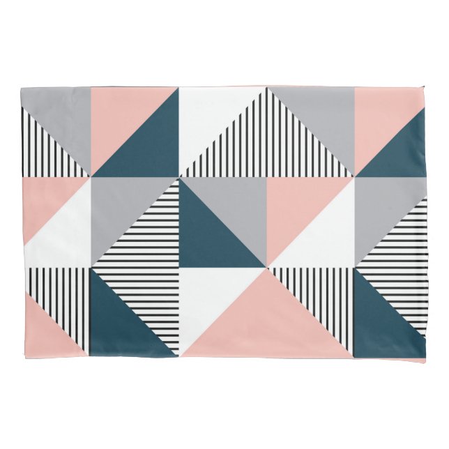 Funda De Cojín Geometría coloreada abstracta (Anverso)