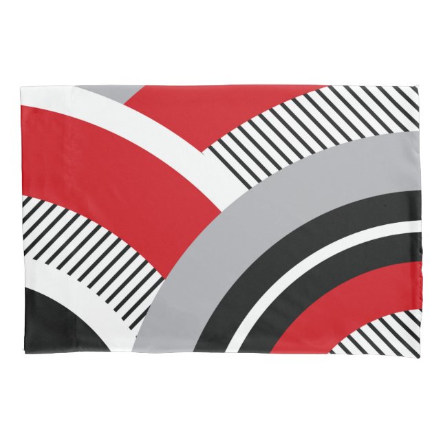 Funda De Cojín Geometría colorida (Anverso)