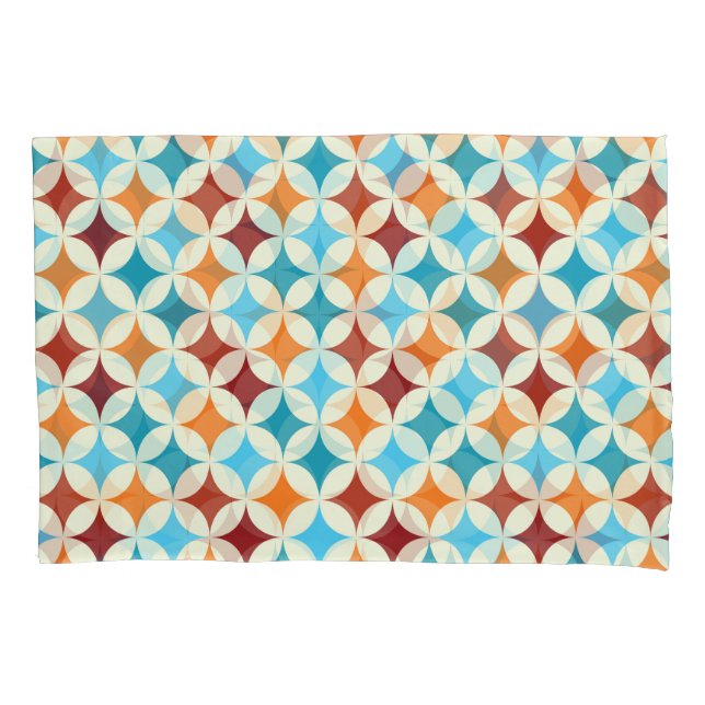 Funda De Cojín Geométrico De Estilismo: Patrón Viejo Sin Marea (Anverso)