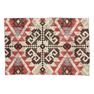 Funda De Cojín Geométrico Étnico: Resumen sin foco
