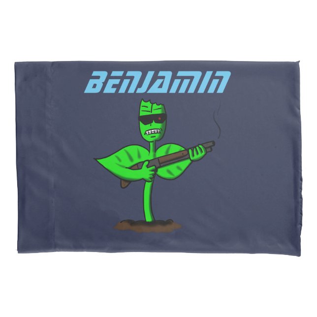 Funda De Cojín Germinator cyborg personalizado divertido (Anverso)